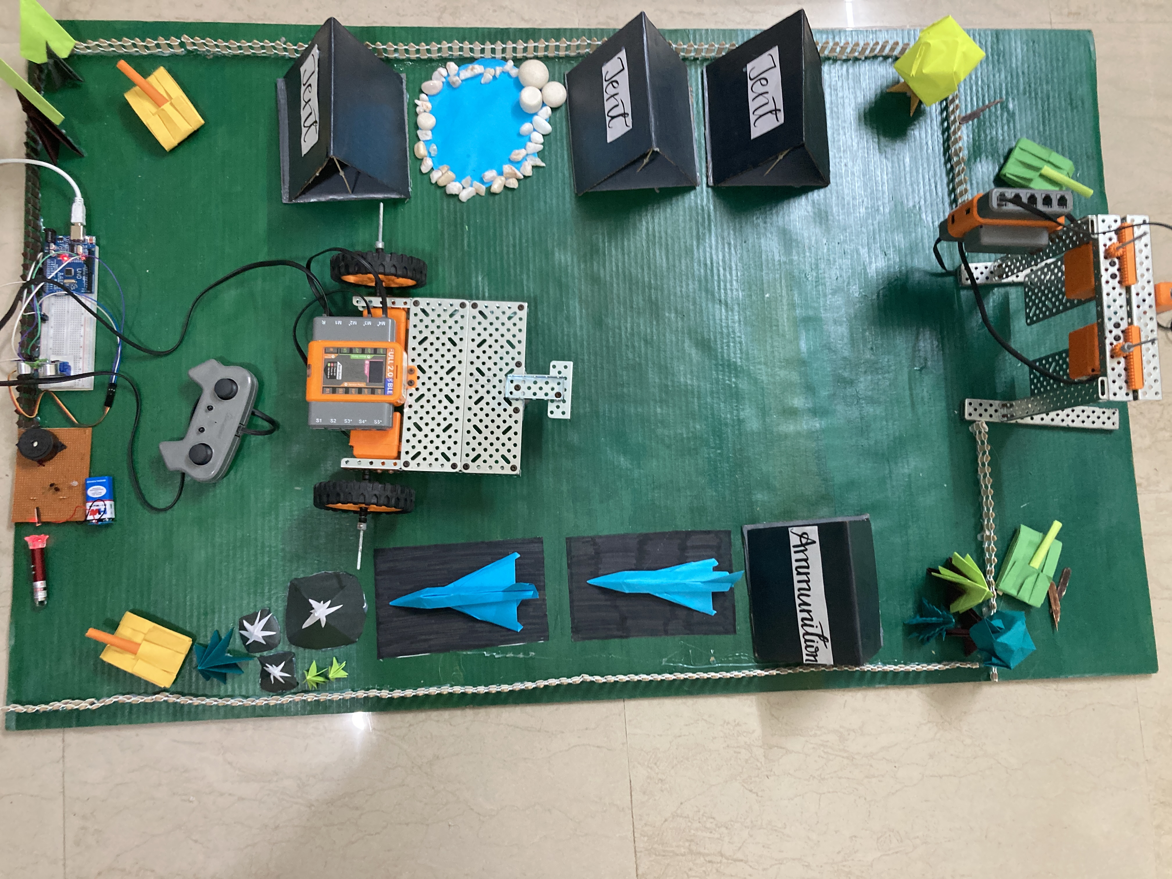 Army Base Camp Model - Avishkaar Project