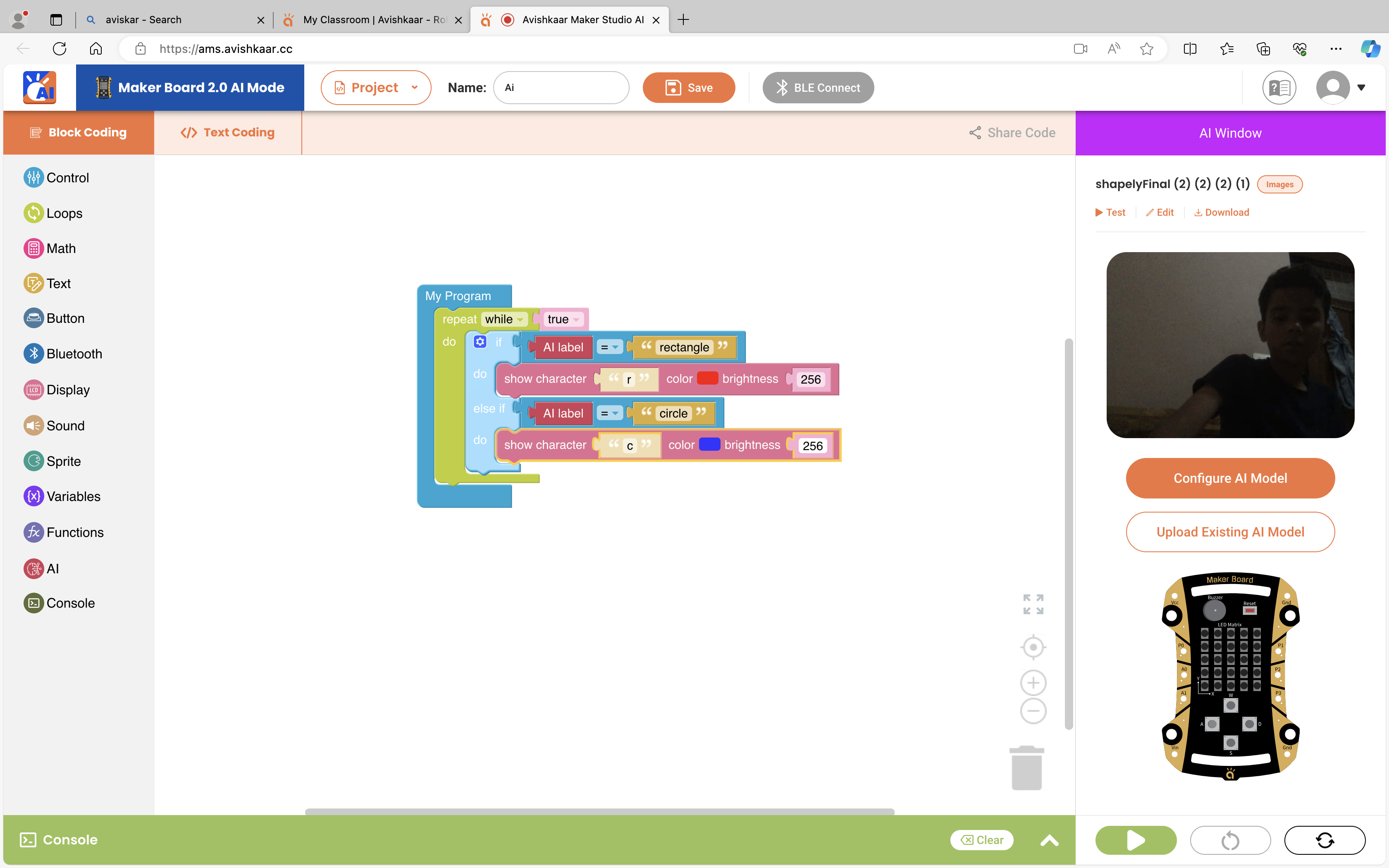 shape detector - Avishkaar Project