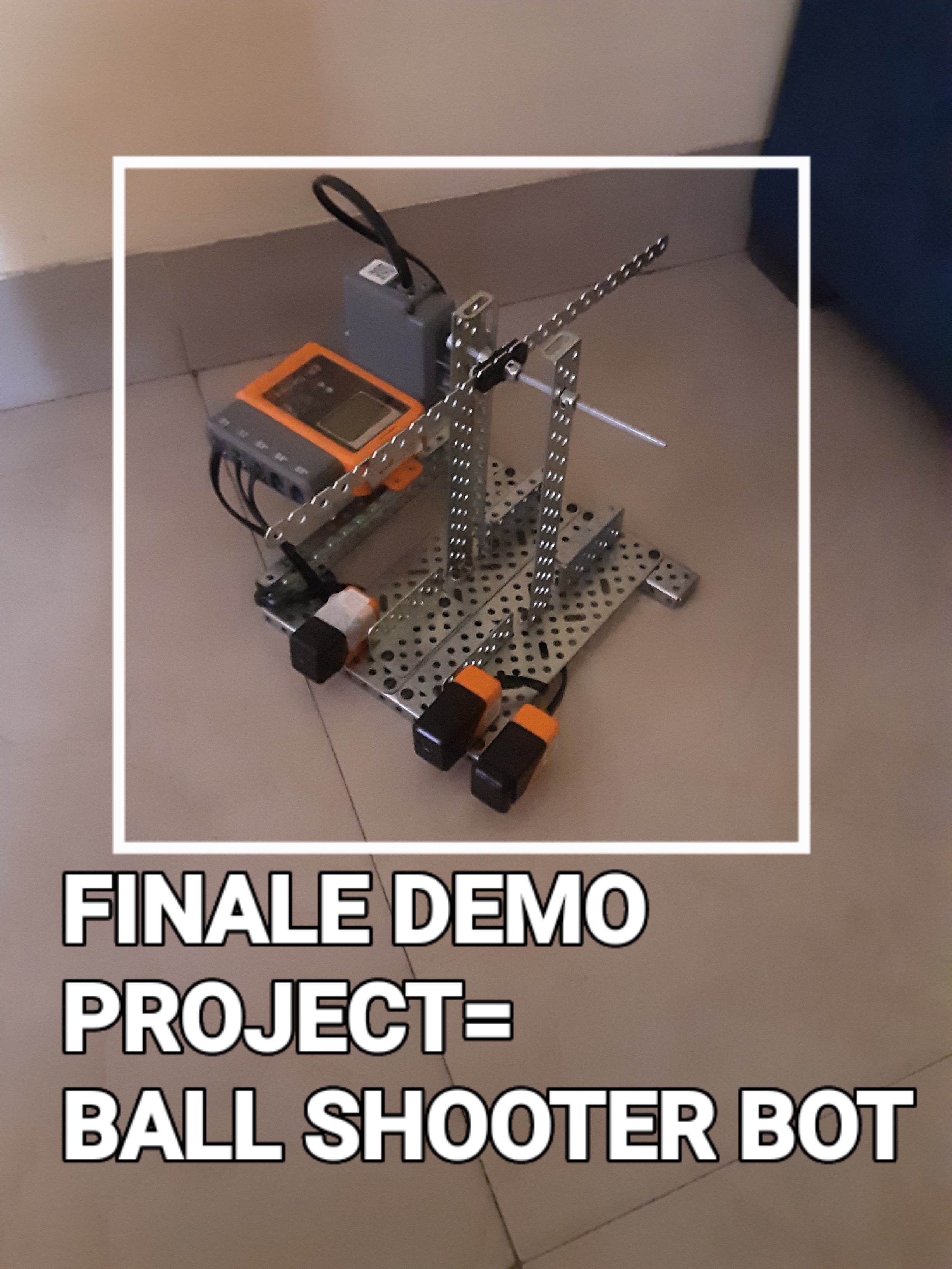 Finale demo day bot THE BALL SHOOTER BOT - Avishkaar Project
