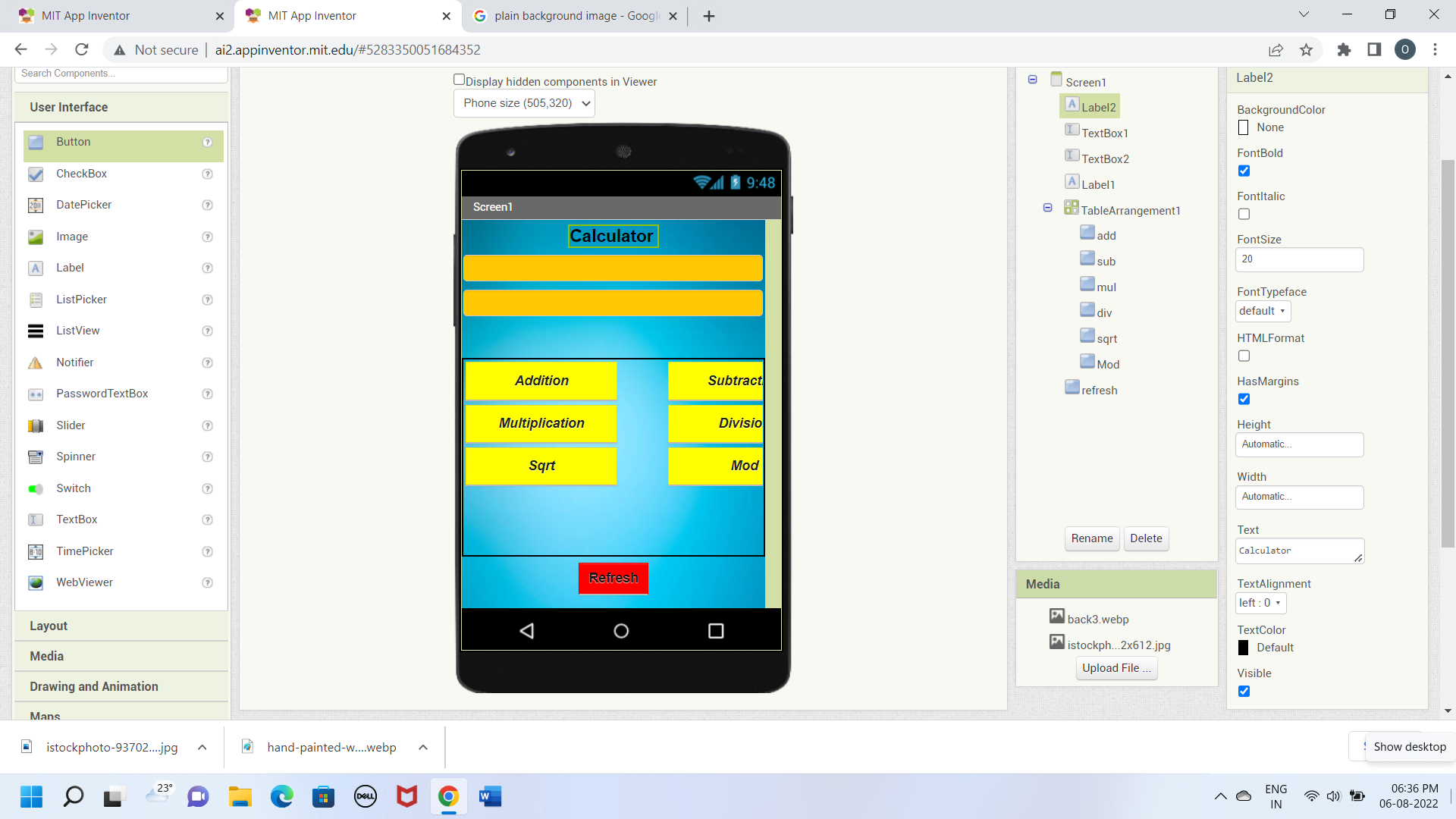 Basic Calculator - Avishkaar Project